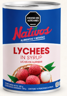 Lyches Enteros En Jarabe 565 Gr